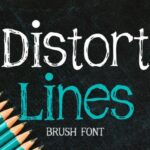 Distort Lines Font - Featured Image