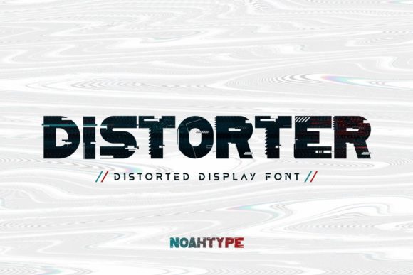 Distorter Font - Featured Image