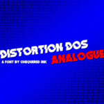Distortion Dos Analogue Font - Featured Image
