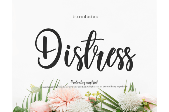 Distress Font - Featured Image