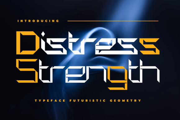 Distress Strength Font - Featured Image