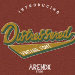 Distressered Font - Featured Image