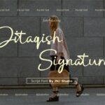 Ditaqish Signature Font - Featured Image