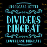 Dividers Dingbat Font - Featured Image