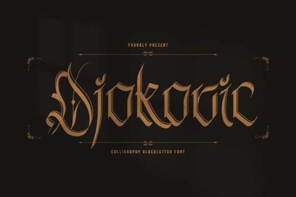 Djokovic Font - Featured Image