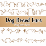 Dog Breed Ears Font - Featured Image