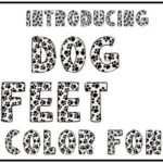 Dog Feet Font - Featured Image