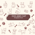 Dog and Cat Font - Featured Image