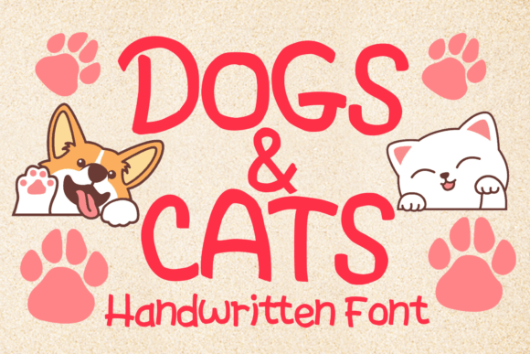 Dogs and Cats Font - Featured Image
