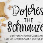 Dolores the Schnauzer Font - Featured Image