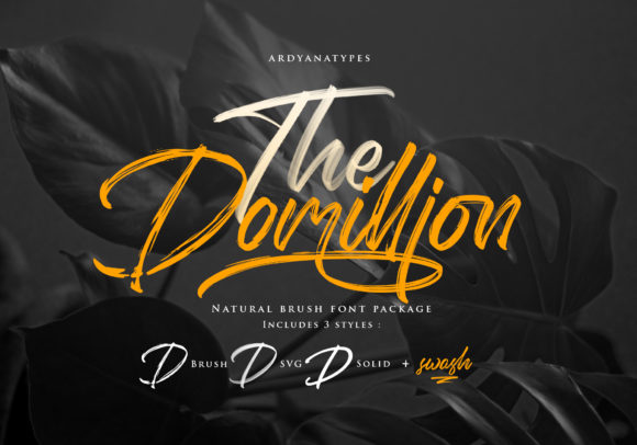 Domillion Font - Featured Image