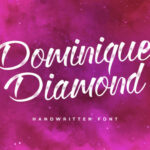 Dominique Diamond Font - Featured Image