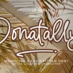 Donatally Font - Featured Image