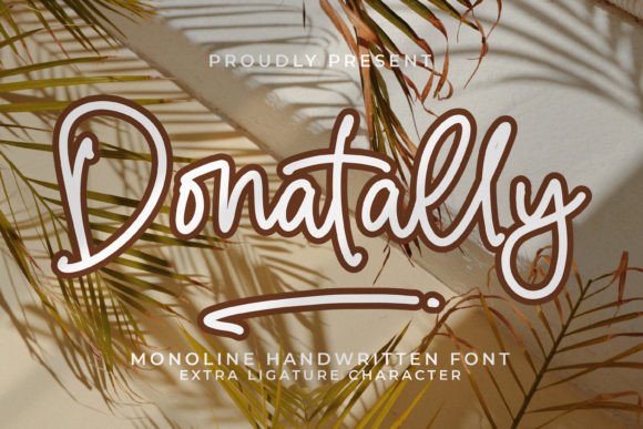 Donatally Font - Featured Image