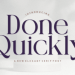 Done Quickly Font - Featured Image