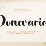 Donevaria Font - Featured Image