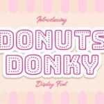 Donuts Donky Font - Featured Image