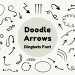Doodle Arrows Font - Featured Image