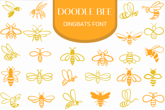 Doodle Bee Font - Featured Image