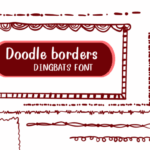 Doodle Borders Font - Featured Image