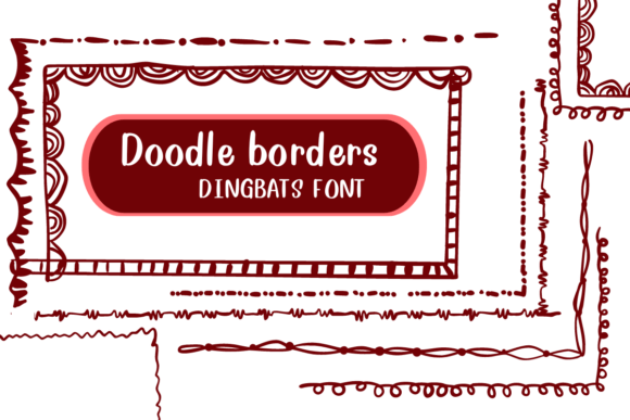 Doodle Borders Font - Featured Image