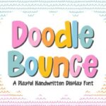 Doodle Bounce Font - Featured Image