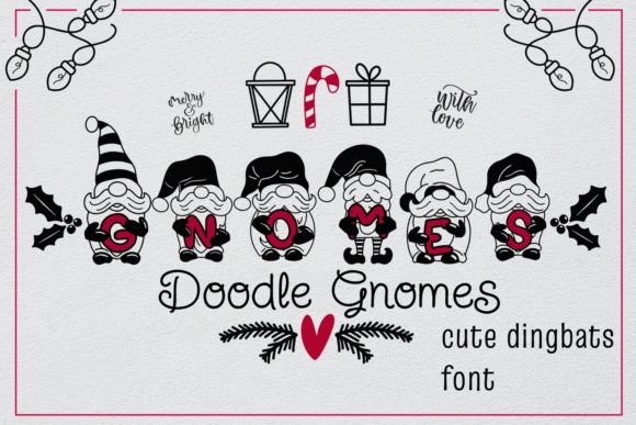 Doodle Gnomes Font - Featured Image