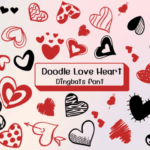 Doodle Love Heart Font - Featured Image
