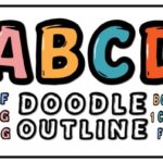 Doodle Outline Font - Featured Image