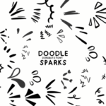 Doodle Sparks Font - Featured Image