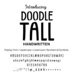 Doodletall Font - Featured Image