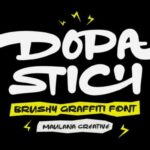 Dopa Stich Font - Featured Image