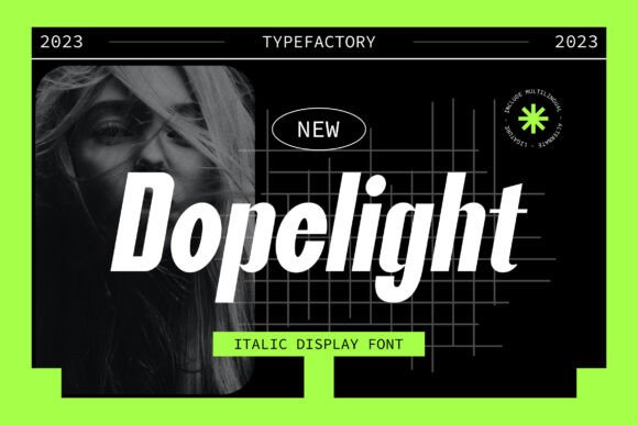 Dopelight Font - Featured Image