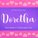 Doretha Script Font - Featured Image