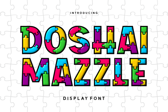 Doshai Mazzle Font - Featured Image