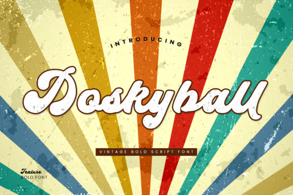 Doskyball Font - Featured Image