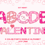 Dot Heart Font - Featured Image