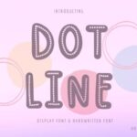 Dot Line Font - Featured Image