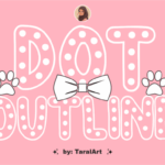 Dot Outline Font - Featured Image