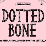 Dotted Bone Font - Featured Image