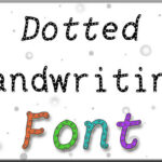 Dotted Handwriting Font - Featured Image