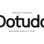 Dotuda Font - Featured Image