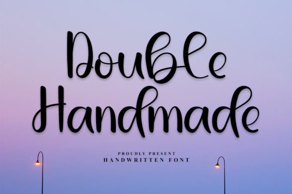 Double Handmade Font - Featured Image