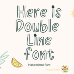 Double Line Font - Featured Image