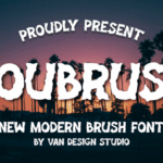 Doubrush Font - Featured Image