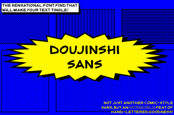 Doujinshi Sans - Bold Font - Featured Image