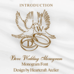 Dove Wedding Monogram Font - Featured Image
