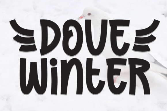 Dove Winter Font - Featured Image