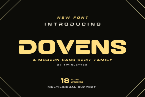 Dovens Font - Featured Image