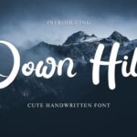 Down Hill Font - Featured Image